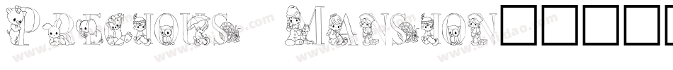 Precious Mansion字体转换